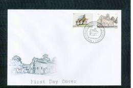 Kosovo 2009 Kloster / Monastery Decani Satz / Set Michel 128-129 FDC - Kosovo