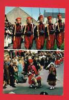 BELGIQUE - WALCOURT - Fêtes...Marche Militaire...2me Zouaves -Sapeurs Chevrier Mascotte Et Vivandière - Walcourt