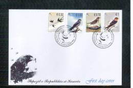 Kosovo 2010 Vogel / Birds Satz / Set Michel 170-173 FDC - Kosovo