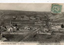 CPA -(38)-VIRIEU-sur-BOURBRE - Vue Générale Sur Le Village - Virieu