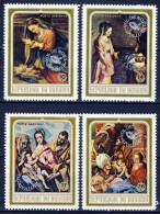 #Burundi 1969. Apollo 8 (surcharged). Paintings. Michel 476-79. MNH(**) - Neufs