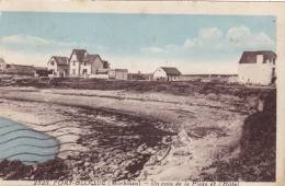 56 PLOEMEUR   FORT-BLOQUE   (Morbihan) _ Un Coin De La Plage Et L´Hotel - Ploemeur