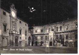 FERMO , PIAZZA DEL POPOLO, PARTICOLARE,  B/N VIAGGIATA  1962, - Fermo