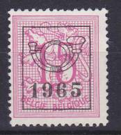 BELGIË - OBP - 1965 (58) - PRE 761 - (*) - Typos 1951-80 (Ziffer Auf Löwe)