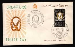 EGYPT / 1965 / POLICE DAY / FDC / VF . - Cartas & Documentos