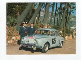 Rallye De Monte-Carlo 1958 - Dauphine Renault - Les Vainqueurs Monraisse Et Feret - Rally's