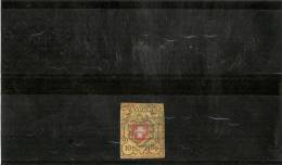 SUISSE N 15 SIGNE RECTO VERSO - 1843-1852 Kantonalmarken Und Bundesmarken