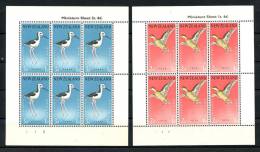 Nlle Zélande 1959  Blocs N° 5/6 Neufs ** . Infime Marque De Manipulation Sur 3d TTB. Cote: 40 € (Oiseaux, Birds) - Blokken & Velletjes