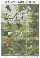 Micronesia-1991 Birds Sheetlet MNH - Micronesië