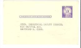 Postal Card Statue Of Liberty - Hartford Industrial Safety Council - 1941-60