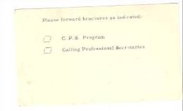 Postal Card George Washington -Hartford Chapter - National Secretaties Week - 1941-60