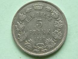 1930 - EEN BELGA / 5 FRANK - Morin 383 ( For Grade, Please See Photo ) ! - 5 Francs & 1 Belga