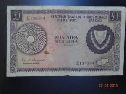 Cyprus 1972 1 Pound - Chipre