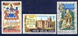 #New Zealand 1969. Jura Congress. Michel 499-501. MNH(**) - Ungebraucht