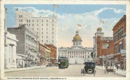 Etr - USA - Main Street, Showing State Capitol - Columbia