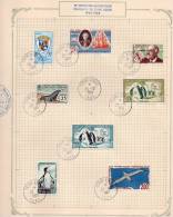 Taaf Terre Adelie Xl Expedition 1960/1962 Timbres Oblitères Du 20 Décembre 1961 - Gebruikt