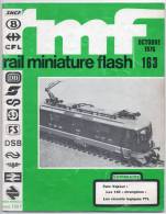 Revue RMF N°163 Octobre 1976 - Rail Miniature Flash - (Train - Modélisme) - Trains