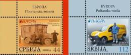 2013 X EUROPA CEPT SRBIJA SERBIA POSTFAHRZEUGE POSTAL VEHICLES  MNH - 2013