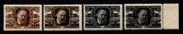 Russia 1945 Mi 988-989  MNH OG  Dif.shades - Ungebraucht