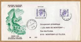 Enveloppe 1er Jour Numérotée 202 Elström 1645 Groupement Philatélique Les Amis De Montigny - Lettres & Documents