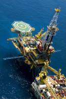 (N51-074  )   Petroleum Offshore Platform Oil Well Pumpjack Pump Offshore Drilling - Oil