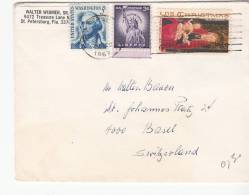 USA USED COVER 1967 CHISTMAS STAMPS - Brieven En Documenten