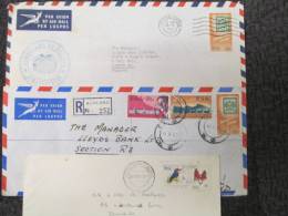 SOUTH AFRICA 3 COVERS TO UK - Lettres & Documents