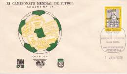 ARGENTINE, Coupe Du Monde De Football 1978, Agencia Postal PLAZA HOTEL, Buenos Aires, 01/06/78 - 1978 – Argentine