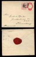 Brazil Brasilien 1895 Uprated PS Madrugada Rio De Janeiro To Germany - Storia Postale