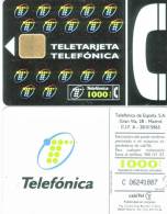Télécarte  Téléfonica 1000PTA Telefonica 05/95  Vide TTB **** - Collections