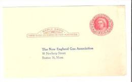 Postal Card - Martha Washington - The New England Gas Association - Boston, MA - 1941-60