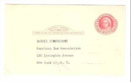 Postal Card - Martha Washington - Safety Consultant American Gas Association, New York - 1941-60