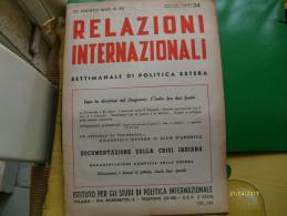FASCISMO 2°Guerra 1942 RELAZIONI INTERNAZIONALI Settimanale Politica Estera - Société, Politique, économie
