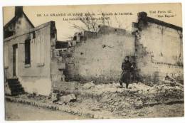 02 - Les Ruines à VIC Sur AISNE . Correspondance D´un Militaire. - Vic Sur Aisne