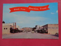 Howdy From Junction Texas  Street View  Ot Mailed  ----------  --ref 924 - Sonstige & Ohne Zuordnung