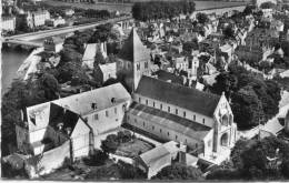 CPSM 53  CHATEAU GONTIER L EGLISE SAINT JEAN EN AVION AU DESSUS DE .. - Chateau Gontier