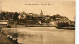 CPA 53  CHATEAU GONTIER BORDS DE LA MAYENNE - Chateau Gontier