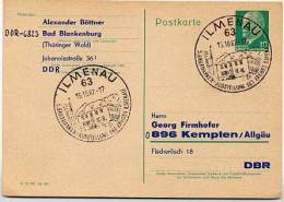 DDR P71 Postkarte ZUDRUCK BÖTTNER #2 Sost. Ausstellung Ilmenau 1967 - Cartes Postales Privées - Oblitérées