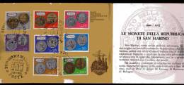 San. MARINO °- 1972 - Libretto Commemorativo Della Monetizazione - Postzegelboekjes