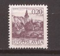 1972 X  1493 IIC  13 1-4 - 12 1-2  JUGOSLAVIJA SLOVENIJA BOHINJ ORDINARIA TURISMO OFSET MNH - Ungebraucht