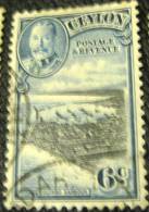 Ceylon 1935 Colombo Harbour 6c - Used - Ceylan (...-1947)