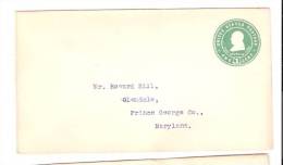 Stamped Envelope - Franklin - U85 - 1901-20