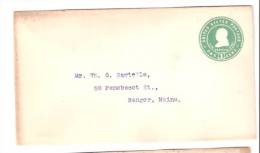 Stamped Envelope - Franklin - U85 - 1901-20