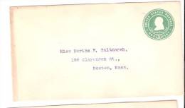 Stamped Envelope - Franklin - U85 - 1901-20