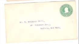 Stamped Envelope - Franklin - U85 - 1901-20