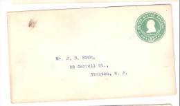 Stamped Envelope - Franklin - U85 - 1901-20