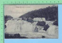 Chicoutimi Quebec ( La Chute De La Rivière Chicoutimi Cover Lyons IOWA 1901)  Carte Postale 2 Scans - Chicoutimi