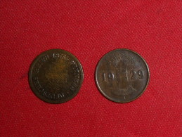 Lot De 2 Monnaies/Empire Allemand De 1 Pfennig/ 1876 Et 1929 / TTB - 1 Pfennig