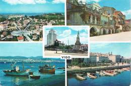 VIGO - Diversas Vistas / Carte Multi-vues (superbe) - TBE, Carte Neuve - Pontevedra