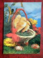 Switzerland - 3D - Stereo - Easter - Chiken - Eggs - Sent In Finland - 1992 - Stamped!! - Used - Sent